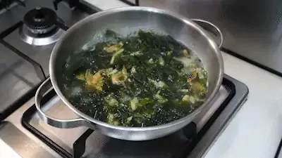 ファンテワカメスープの材料の割合
