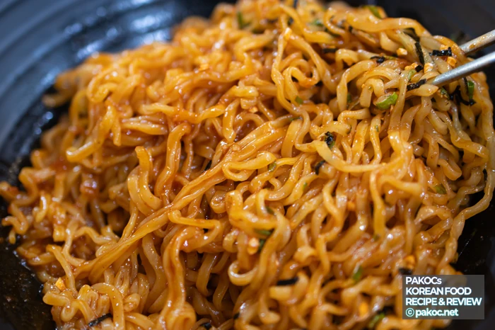 Aroma y sabor de la salsa de bibimmyeon de Paldo Bibimmyeon